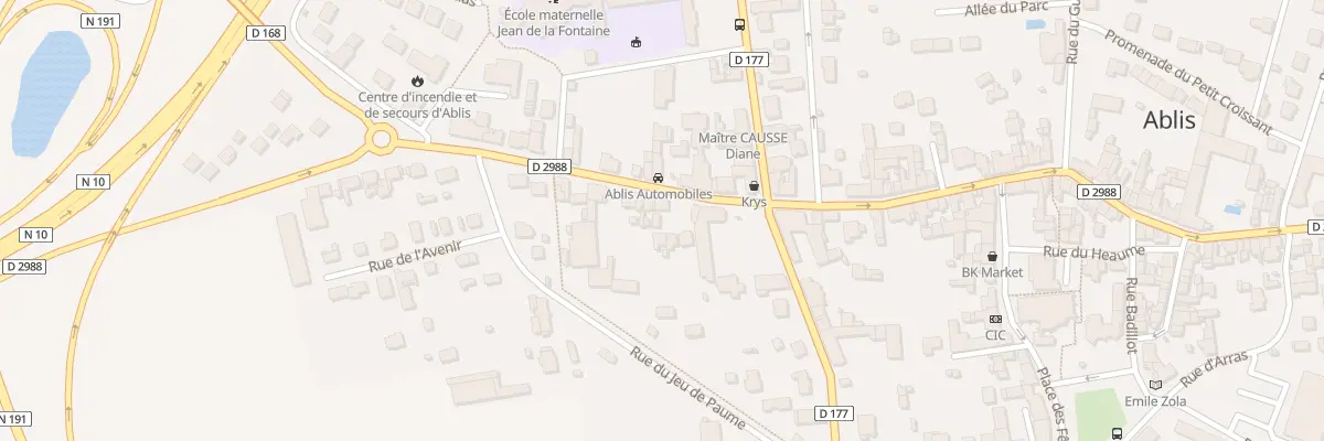 Plan du 34 Rue Pierre Trouvé à Ablis