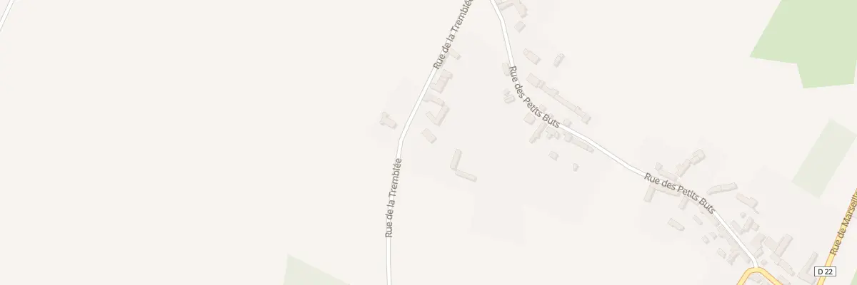 Plan du 2 Rue de la Tremblée à Flavacourt