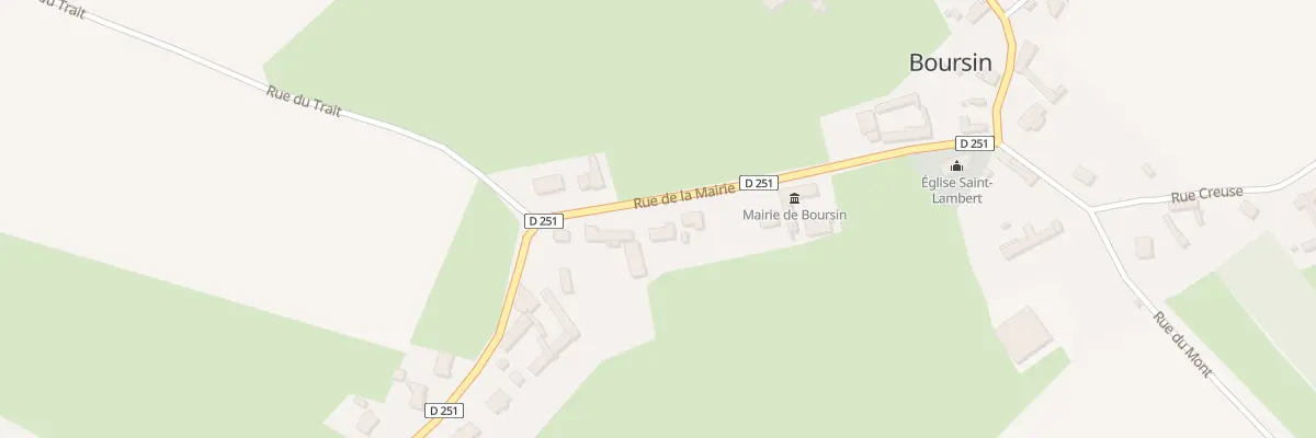 Plan du 237 Rue de la Mairie à Boursin