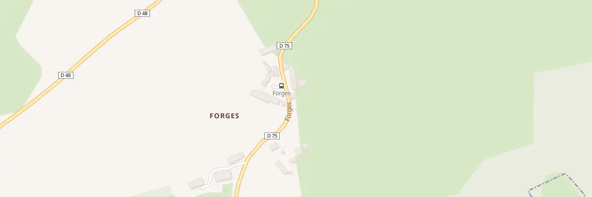 Plan du 3 Forges à Anzême