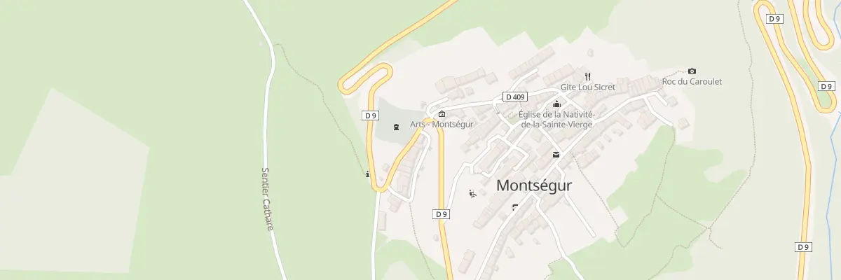 Plan du 11 Rue du Village à Montségur