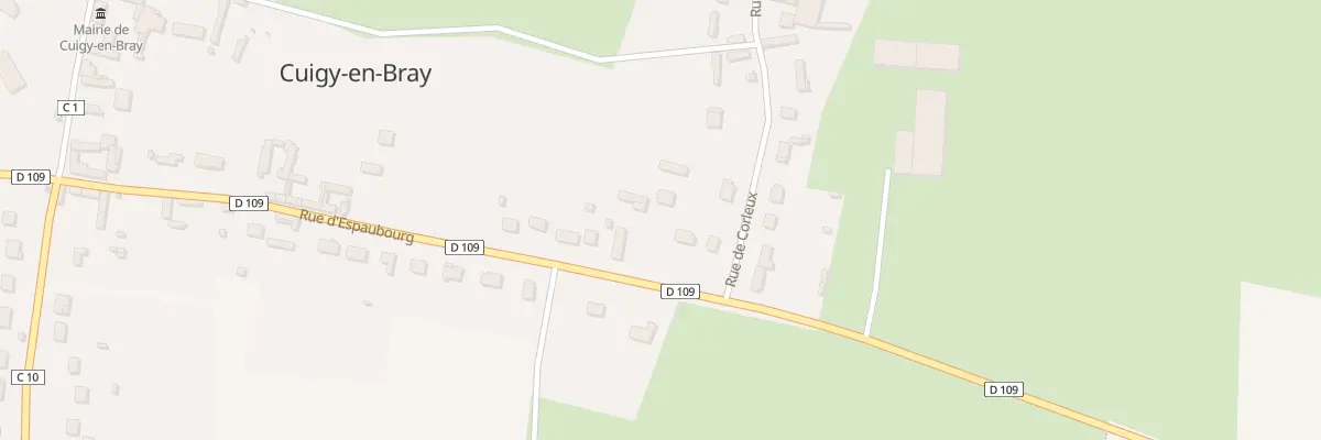 Plan du 221 Les Roussets à Cuigy-en-Bray