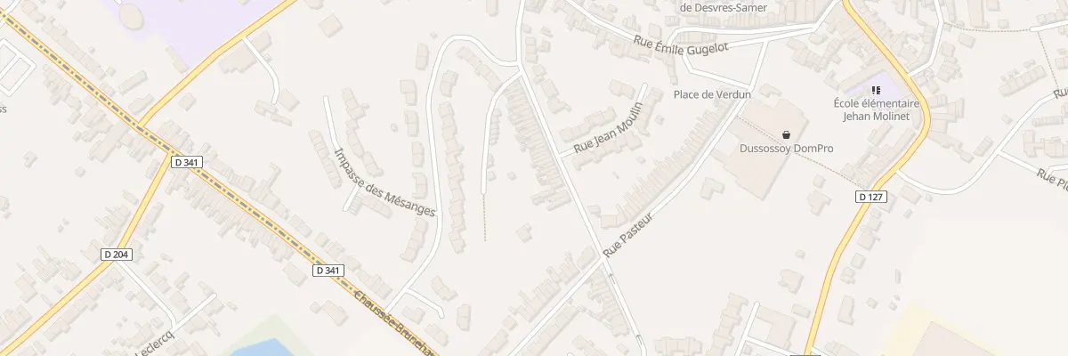 Plan du 40 Rue Victor Hugo à Desvres