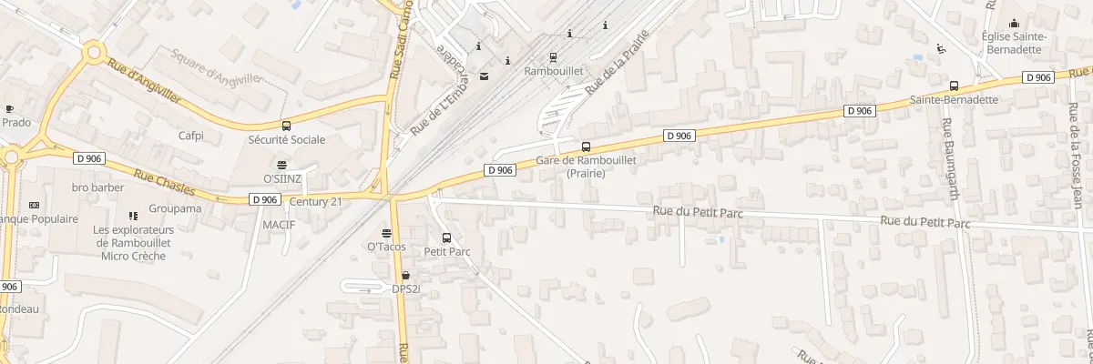 Plan du 6 Rue de la Louvière à Rambouillet