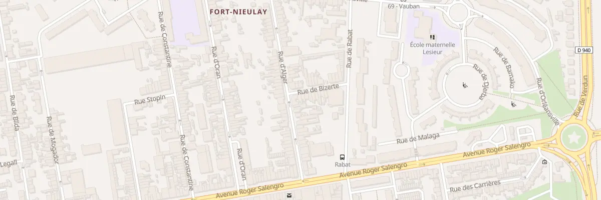 Plan du 2 Rue de Bizerte à Calais