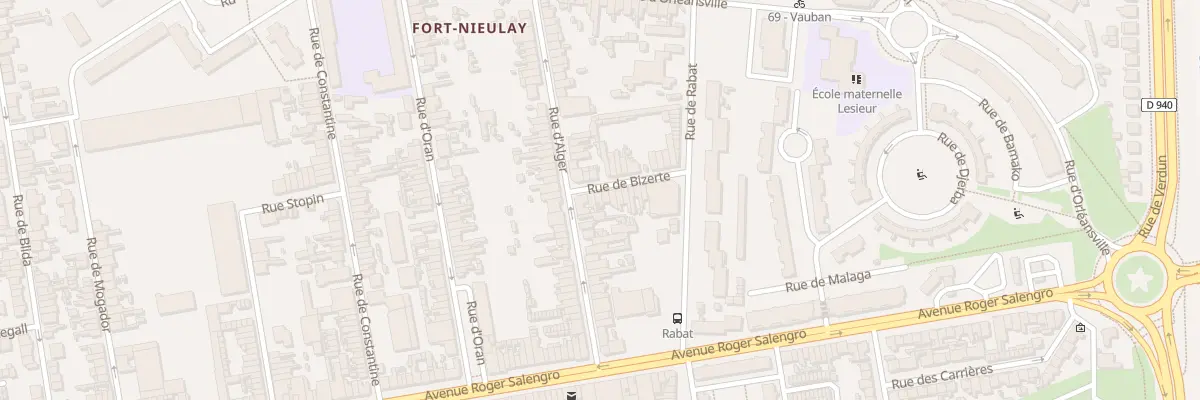 Plan du 2B Rue de Bizerte à Calais