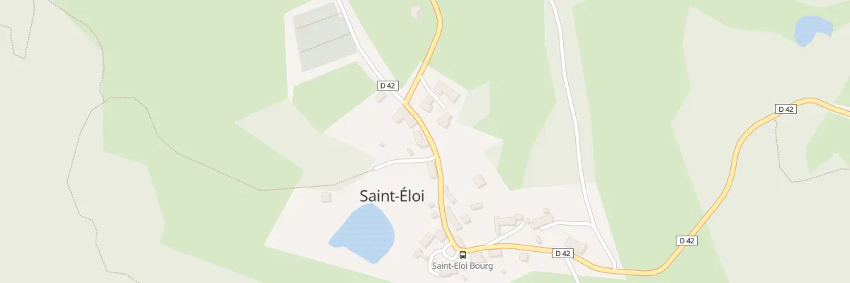 Plan du 14 Le Bourg à Saint-Éloi