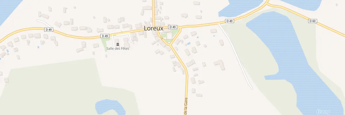 Plan du 11 Rte de la Gare à Loreux