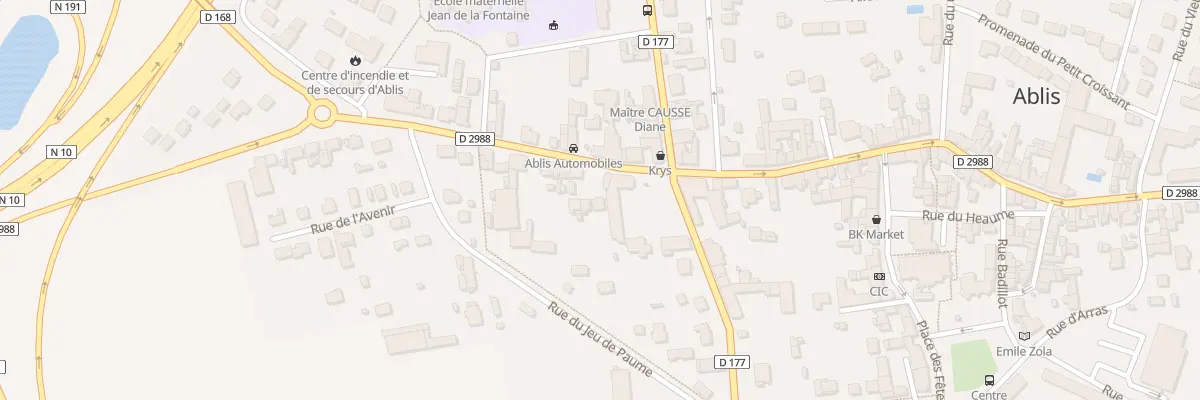 Plan du 38 Rue Pierre Trouvé à Ablis