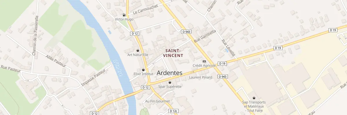 Plan du 2 Rue de la République à Ardentes