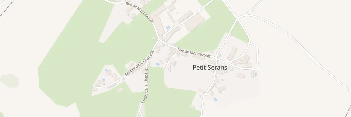 Plan du 7 Rue de Montjavoult à Serans