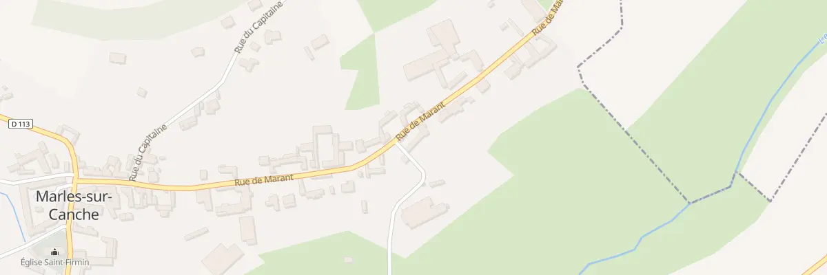 Plan du 29 Rue de Marant à Marles-sur-Canche