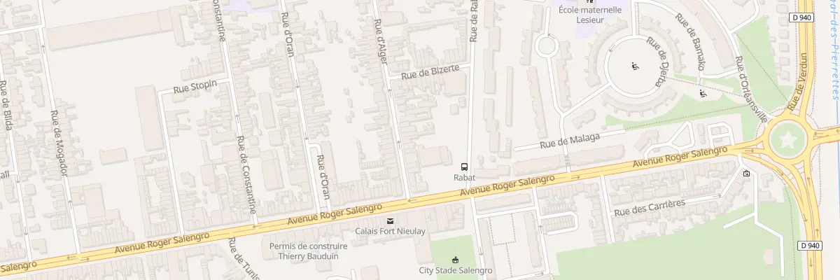 Plan du 18 Rue d’Alger à Calais