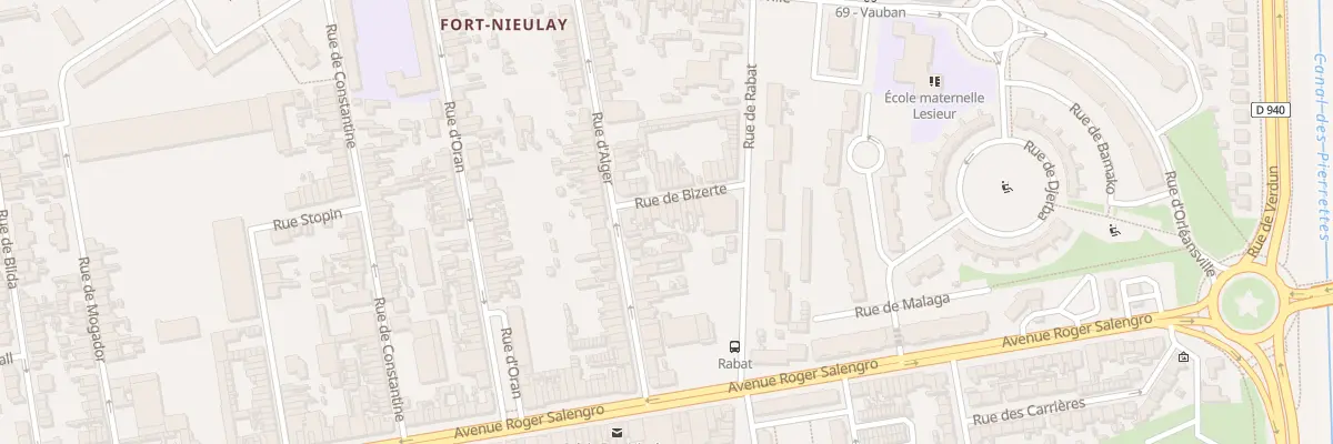 Plan du 6 Rue de Bizerte à Calais