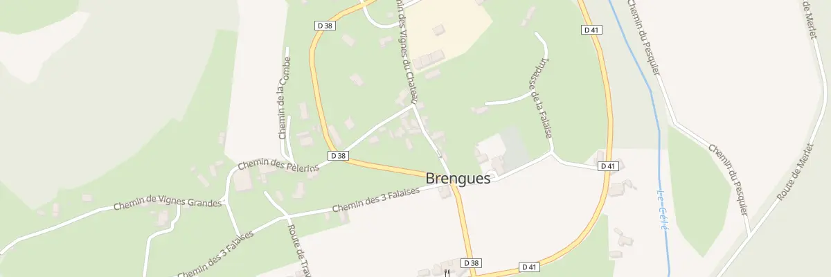 Plan du 5010 Le Bourg à Brengues