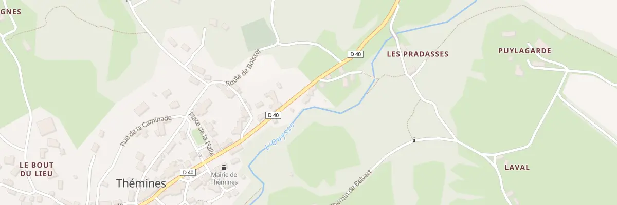 Plan du 168 Rue de la Prairie à Thémines