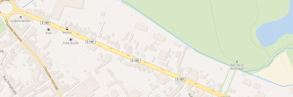Plan du 128 Bd de la République à Abbeville