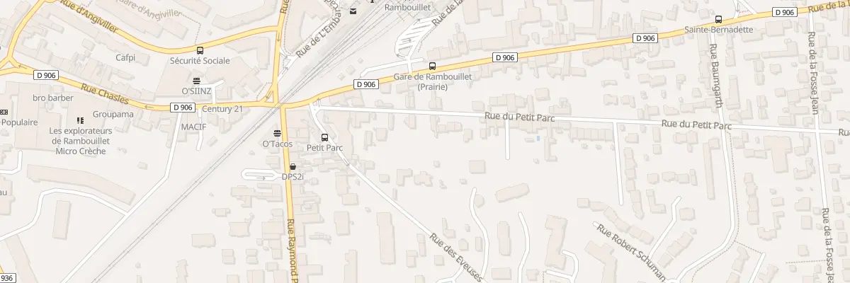 Plan du 22 Rue du Petit Parc à Rambouillet