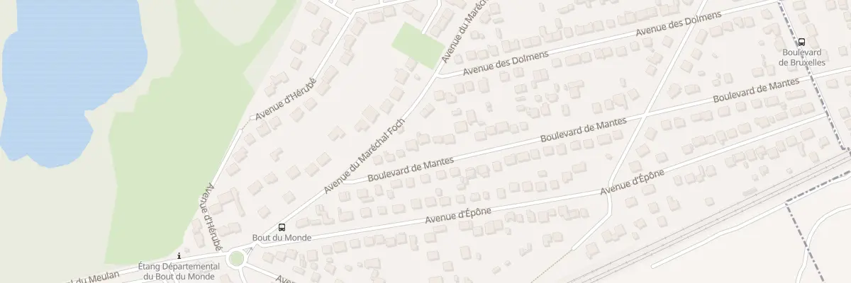 Plan du 124 Bd de Mantes à Épône