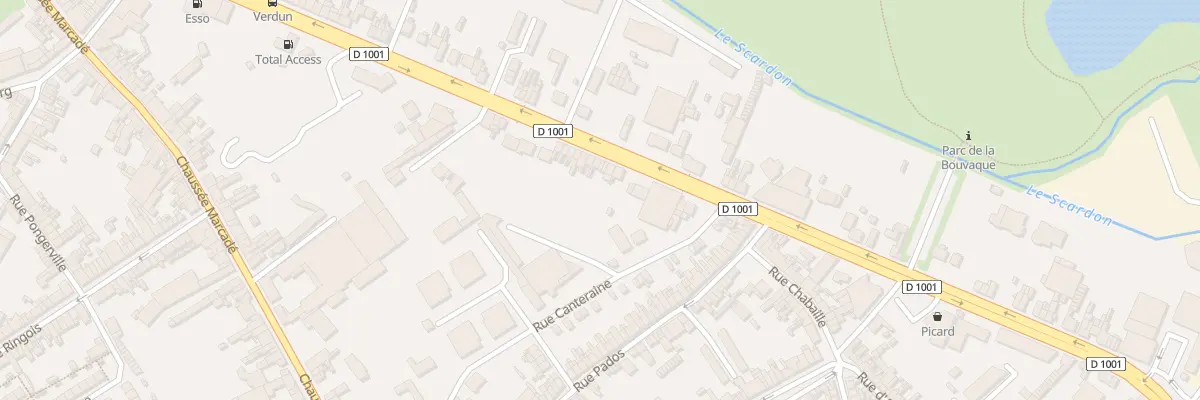 Plan du 155 Bd de la République à Abbeville