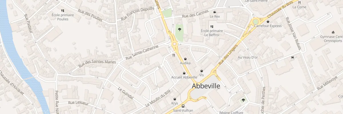Plan du 56 Le Moulin du Roy à Abbeville