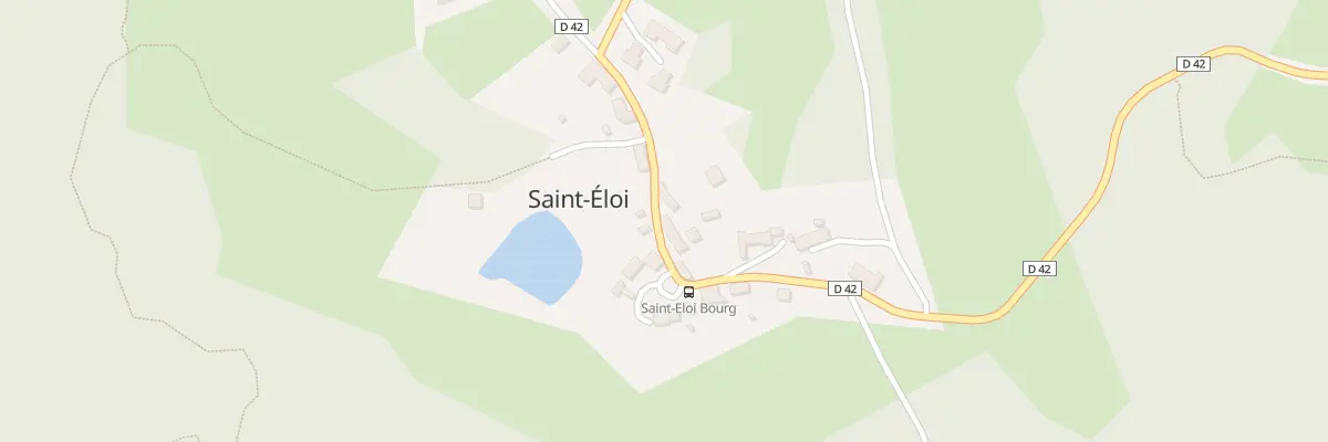 Plan du 7 Le Bourg à Saint-Éloi