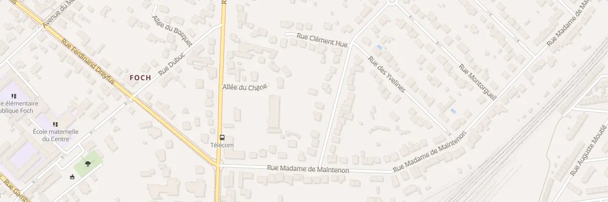 Plan du 9 Rue de la Duchesse d’Uzès à Rambouillet