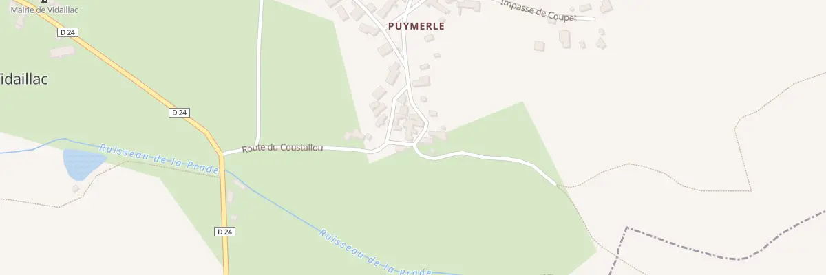 Plan du 45 Chem du Raspaillou à Vidaillac