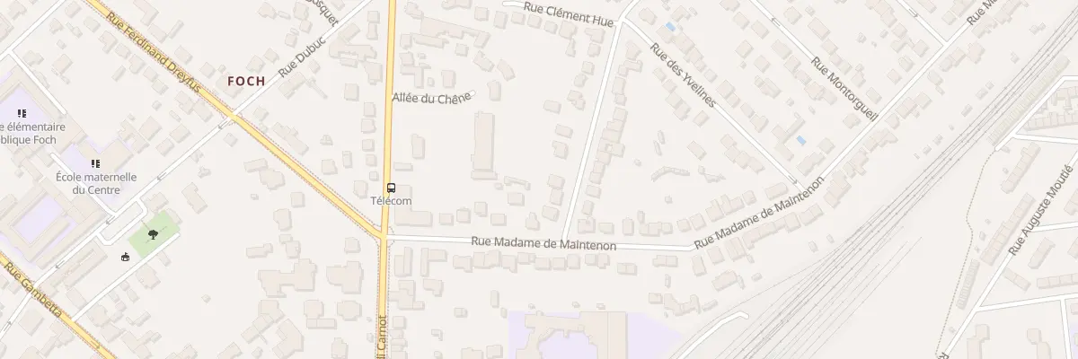 Plan du 3 Rue de la Duchesse d’Uzès à Rambouillet
