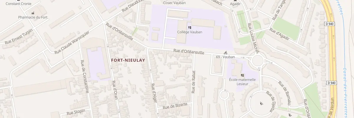 Plan du 469 Rue d’Orléansville à Calais