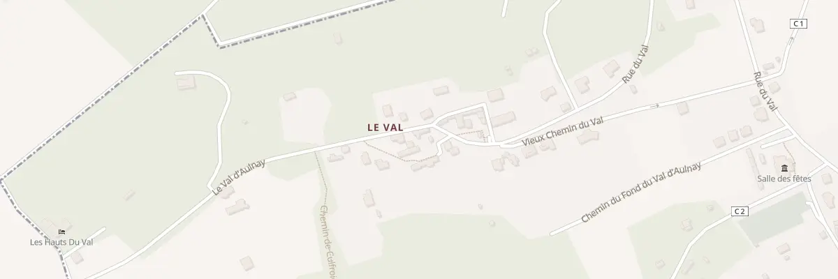 Plan du 11 Vc Le Val à Aulnay-sur-Mauldre