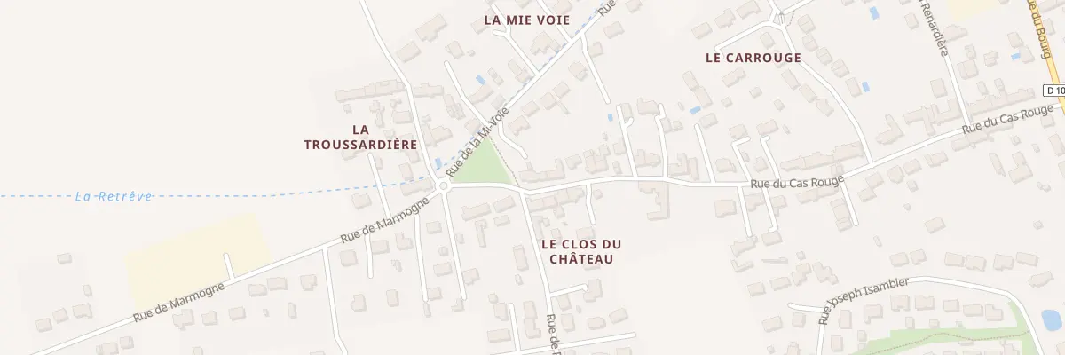 Plan du 490 Rue du Cas Rouge à Gidy