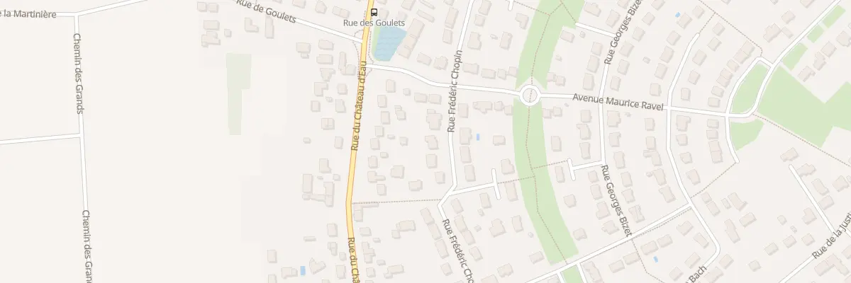 Plan du 20 Rue Fréderic Chopin à Ingré
