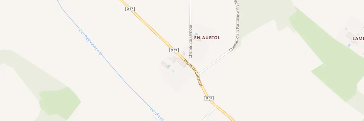 Plan du 70 En Auriol au Faget