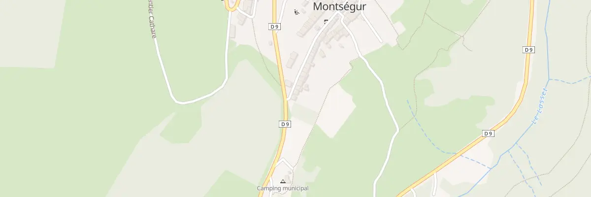 Plan du 161 Rue du Village à Montségur