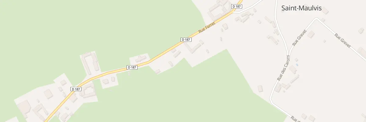 Plan du 7 Rue Féret à Saint-Maulvis