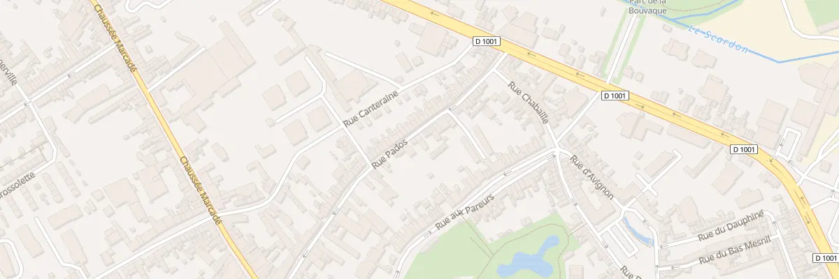 Plan du 72 Rue Pados à Abbeville