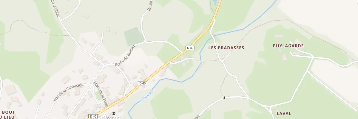 Plan du 236 Rue de la Prairie à Thémines