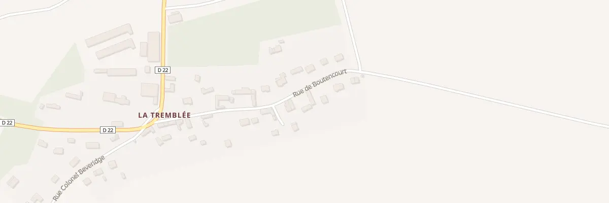 Plan du 14 Rue de Boutencourt à Flavacourt