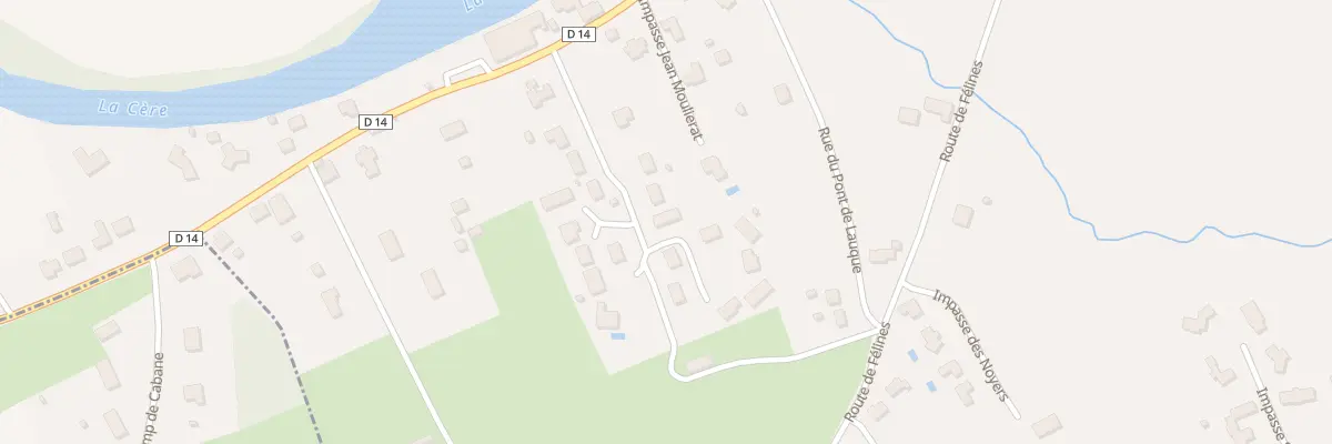 Plan du 32 Graves Basses à Bretenoux