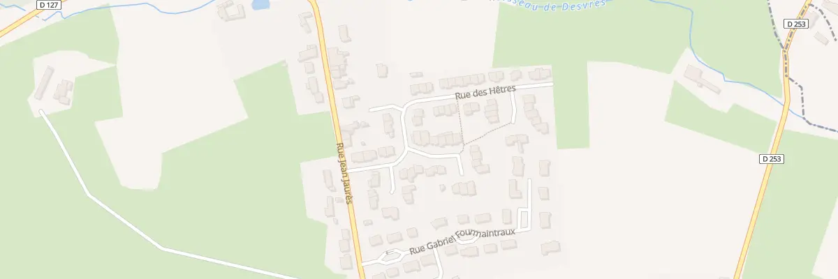 Plan du 1 Rue des Peupliers à Desvres