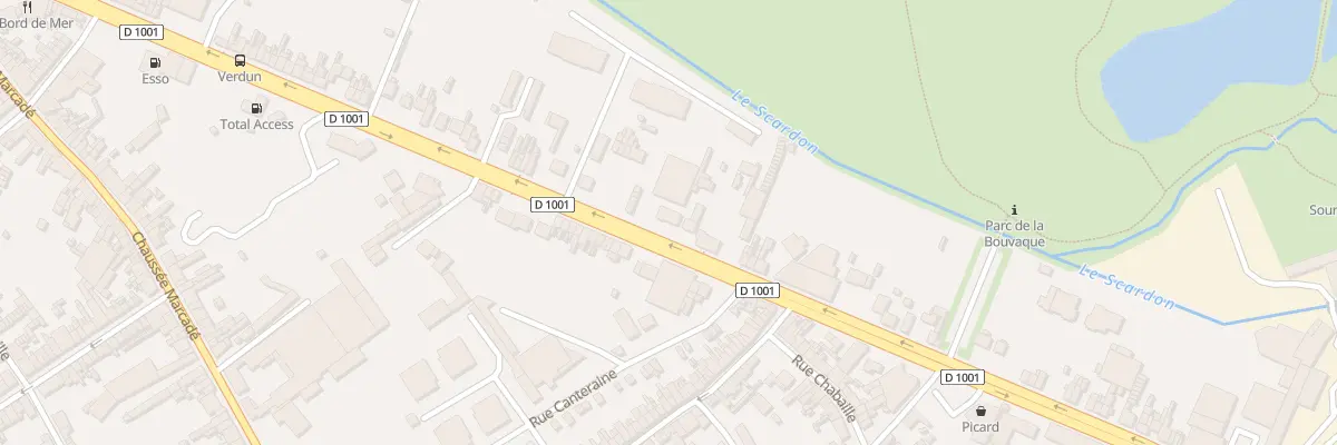 Plan du 112 Bd de la République à Abbeville