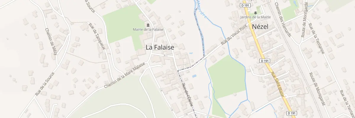 Plan du 14 Rue des Ecoles à La Falaise