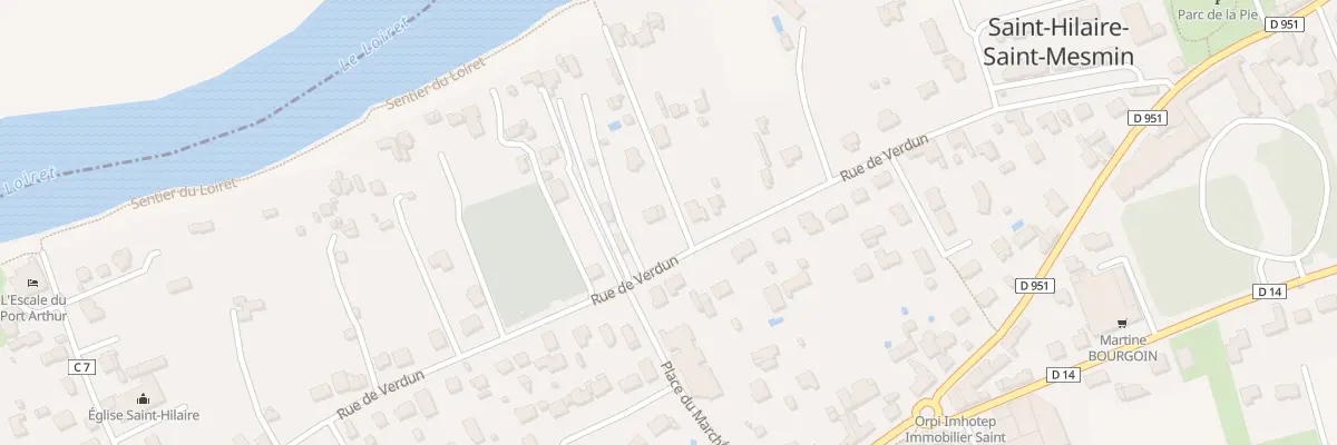 Plan du 392 Rue de Verdun à Saint-Hilaire-Saint-Mesmin