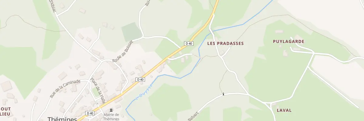 Plan du 6145F Rue des Lavoirs à Thémines