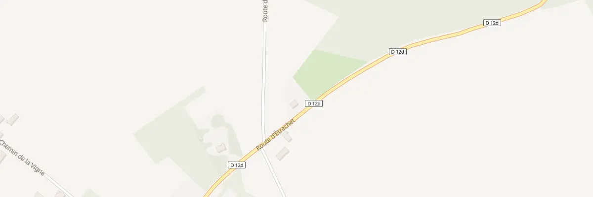 Plan du 2 Rte d’Etrechet à Mâron