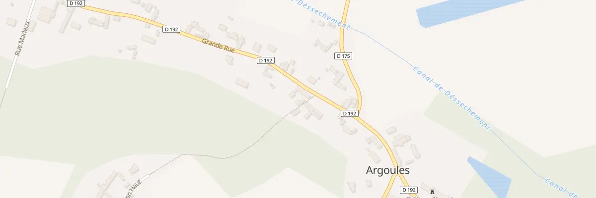 Plan du 11 Rue Grande Rue à Argoules