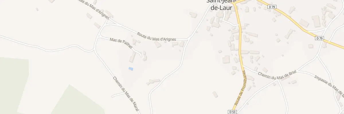 Plan du 5043 Mas de Guilhem à Saint-Jean-de-Laur