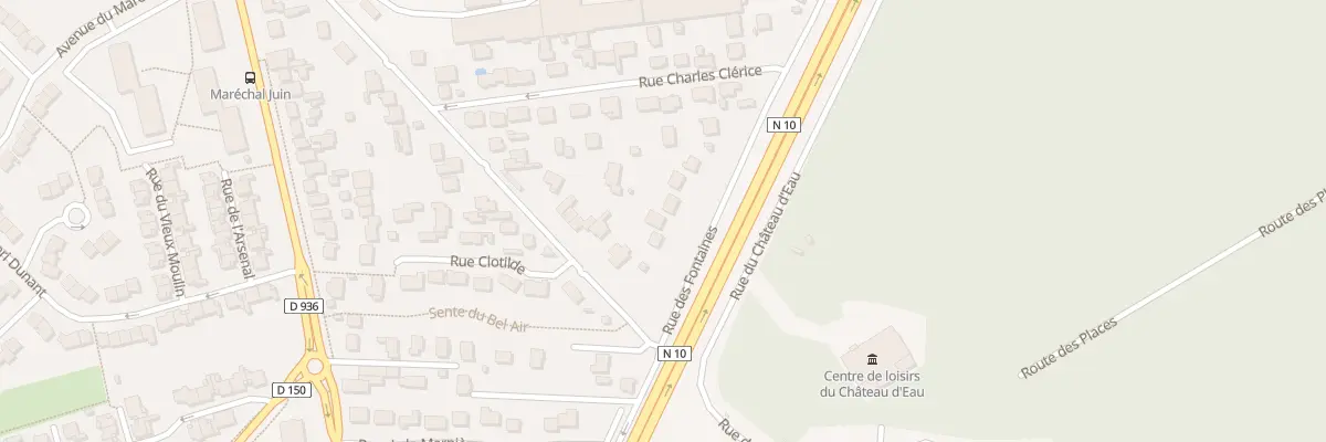 Plan du 52 Rue des Fontaines à Rambouillet