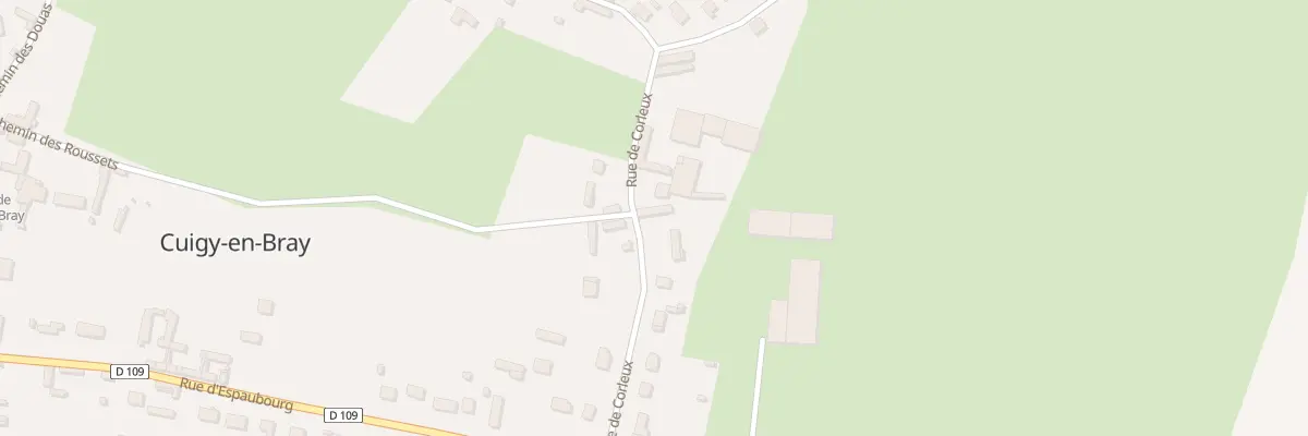 Plan du 16 Rue de Corleux à Cuigy-en-Bray